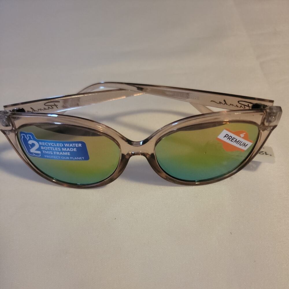 Pirahna Womens Premium Sunglasses Style # 62142 Brown Clear